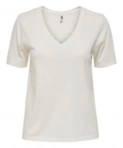 Ladies Polos, Tees & Shirts Jacqueline De Yong FAROCK Tee -CLOUD DANCER