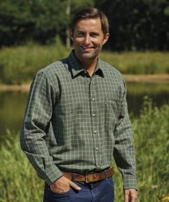 Champion Castleton Shirt -OLIVE Mens Polos, Tees & Shirts