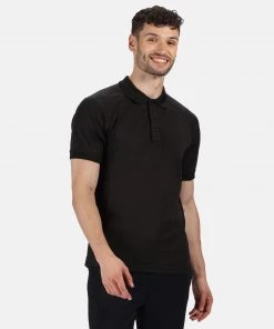 Regatta Coolweave Work Polo -BLACK