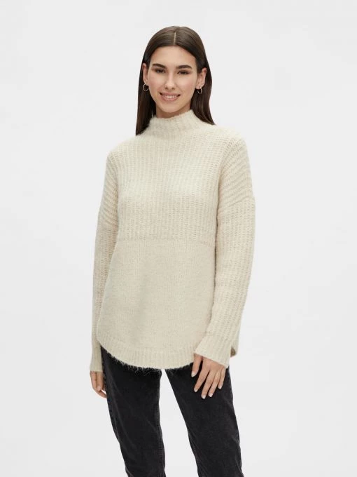 Pieces KAVALA Knit Jumper -CREAM (XS, S Only)