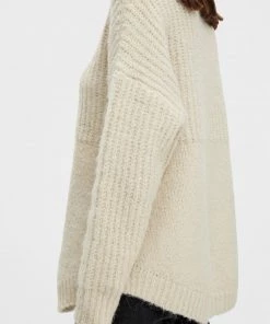 Pieces KAVALA Knit Jumper -CREAM (XS, S Only)