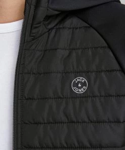 Mens Jackets & Bodywarmers Jack & Jones JJEMULTI Hybrid Jacket -BLACK