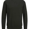 Mens Hoodies & Sweatshirts Jack & Jones JJEBASIC Knit Jumper -FOREST NIGHT (S Only)
