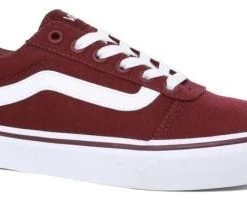 Vans Ladies Ward Shoe -BURGUNDY Ladies Footwear