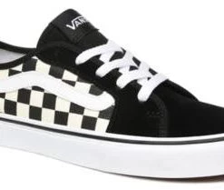 Vans Mens Filmore Decon -BLACK/WHITE CHECK Mens Footwear