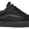 VANS Kids Ward Shoe -BLACK/BLACK (Sizes 1-4UK)