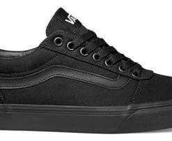 VANS Kids Ward Shoe -BLACK/BLACK (Sizes 1-4UK)