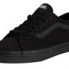 Vans Mens Filmore Decon Suede/Canvas Shoe -BLACK/BLACK Mens Footwear