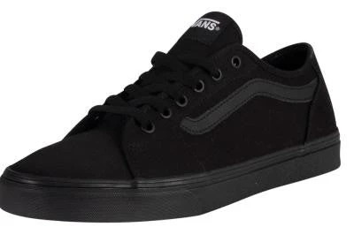 Vans Mens Filmore Decon Suede/Canvas Shoe -BLACK/BLACK Mens Footwear
