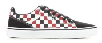 Vans Kids Seldan Shoe -BLACK/RED/WHITE CHECK