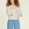JJXX Lara Lightweight Knit Jumper -SNOW
