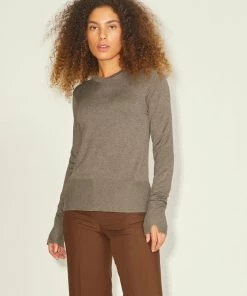 JJXX Lara Lightweight Knit Jumper -BRINDLE