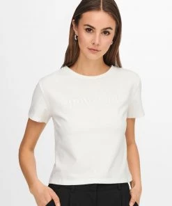 Jacqueline De Yong LISETTE Tee -CLOUD DANCER