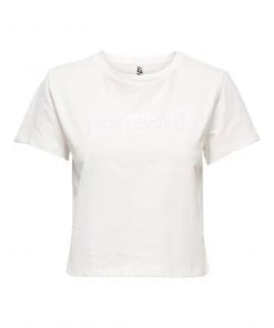 Jacqueline De Yong LISETTE Tee -CLOUD DANCER