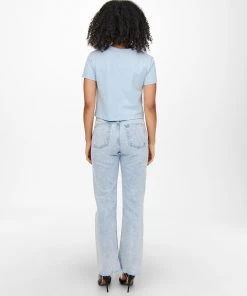 Jacqueline De Yong LISETTE Tee -CASHMERE BLE