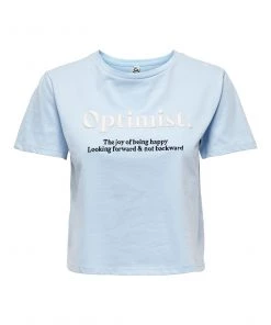 Jacqueline De Yong LISETTE Tee -CASHMERE BLE