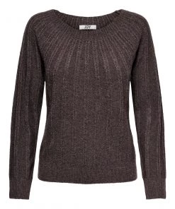 Jacqueline De Yong RUE HAVANNA Knit Jumper -BROWN