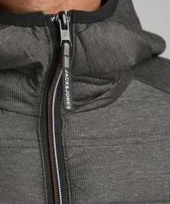 Mens Jackets & Bodywarmers Jack & Jones JCOTOBY Hybrid Jacket -BLACK