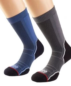1000 Mile 1000Mile Mens 2 Pack Trail Socks -NAVY Mens Sportswear & Fitness