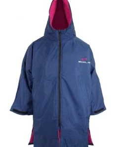 SOLA Adults Waterproof Changing Coat -NAVY/PINK