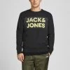 Mens Hoodies & Sweatshirts Jack & Jones JCOATHELSTAN Sweatshirt -BLACK