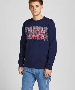 Jack & Jones JCOATHELSTAN Sweatshirt -NAVY BLAZER