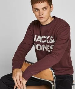Mens Hoodies & Sweatshirts Jack & Jones JCOATHELSTAN Sweatshirt -GRAPE