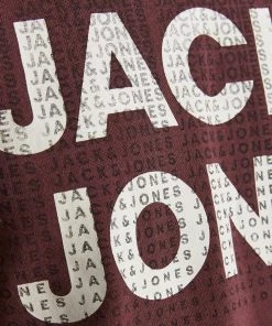 Mens Hoodies & Sweatshirts Jack & Jones JCOATHELSTAN Sweatshirt -GRAPE