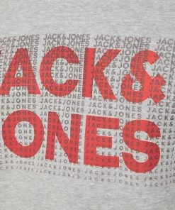 Mens Hoodies & Sweatshirts Jack & Jones JCOATHELSTAN Sweatshirt -LIGHT GREY MELANGE