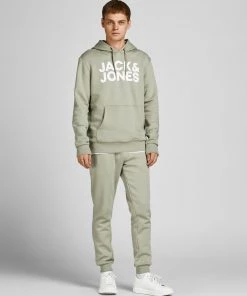 Jack & Jones JJECORP Big Logo Hoody -TEA