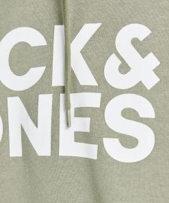 Jack & Jones JJECORP Big Logo Hoody -TEA