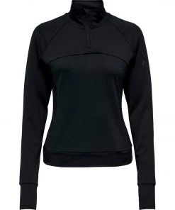 Only Play Ladies Fleeces & Midlayers OnlyPlay JOM Half Zip Top-BLACK