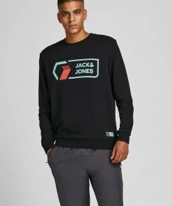 Jack & Jones JCOLOGAN Sweatshirt -BLACK