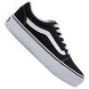 VANS Ladies Ward Platform Shoe -BLACK/WHITE Ladies Footwear