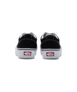 VANS Ladies Ward Platform Shoe -BLACK/WHITE Ladies Footwear
