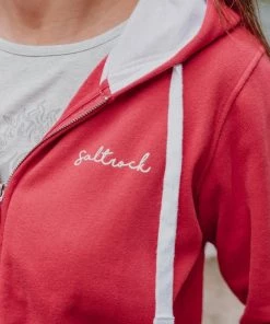 Saltrock Ladies Velator Zip Hoody -PINK Ladies Hoodies & Sweatshirts