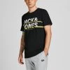 Jack & Jones JCOCHARLES Tee -BLACK