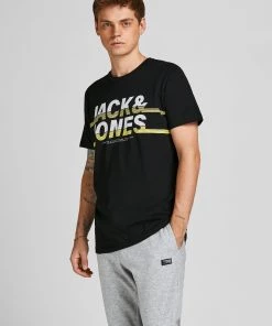 Jack & Jones JCOCHARLES Tee -BLACK