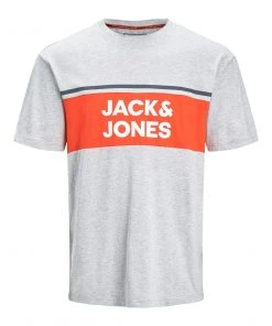 Jack & Jones JCOCONRAD Tee -LIGHT GREY MELANGE