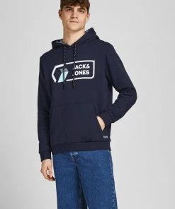 Jack & Jones JCOLOGAN Hoody -NAVY BLAZER