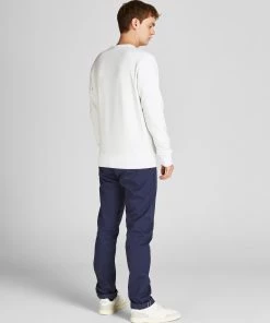 Jack & Jones JCOCHARLES Sweatshirt -WHITE Mens Hoodies & Sweatshirts