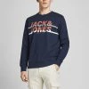 Jack & Jones JCOCHARLES Sweatshirt -NAVY BLAZER Mens Hoodies & Sweatshirts