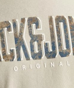 Mens Hoodies & Sweatshirts Jack & Jones JORSPRAYS Sweatshirt -PEYOTE