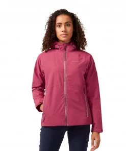 Ladies Jackets & Bodywarmers Craghoppers Ladies Salina Jacket -RASPBERRY