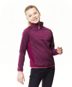 Craghoppers Kids Gibb Fleece -BLACKCURRANT Kids Fleeces & Midlayers