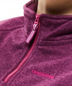 Craghoppers Kids Gibb Fleece -BLACKCURRANT Kids Fleeces & Midlayers