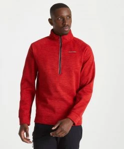 Craghoppers Mens Stromer Half Zip -RED (S, M Only)
