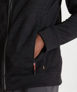 Craghoppers Mens Stromer Full Zip -BLACK Mens Fleeces & Midlayers
