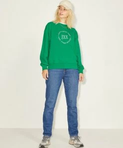 JJXX BEATRICE Sweatshirt -GREEN Ladies Hoodies & Sweatshirts