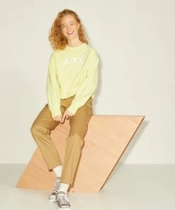 Ladies Hoodies & Sweatshirts JJXX BEATRICE Sweatshirt -YELLOW
